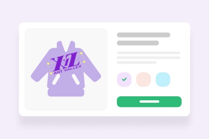 Step 2 — Custom artwork & review