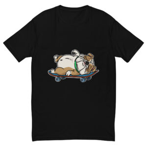 Man Franchie on skateboard T-shirt